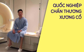 Diễn viên xiếc Quốc Nghiệp bị chấn thương xương cổ