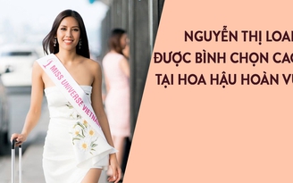 Nguyễn Thị Loan vào top 9 bình chọn Hoa hậu Hoàn vũ 2017