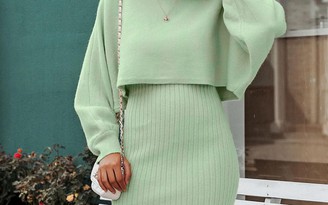 Đầm dệt kim, "item sắc bén" tạo dáng cho phụ nữ U40 trong mùa Thu Đông