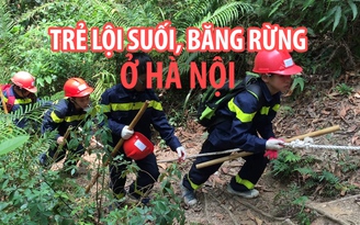 Gần 100 trẻ em lội suối, băng rừng ở Hà Nội dịp Quốc tế thiếu nhi