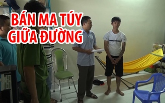 Bắt thanh niên bán ma túy giữa đường phố Vũng Tàu