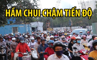 Đà Nẵng: Hầm chui chậm tiến độ khiến giao thông ùn tắc nghiêm trọng