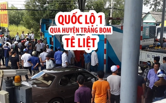 Phản đối bằng tiền lẻ: Quốc lộ 1A qua Trảng Bom tê liệt