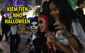 Vẽ ma quỷ kiếm tiền nhờ Halloween