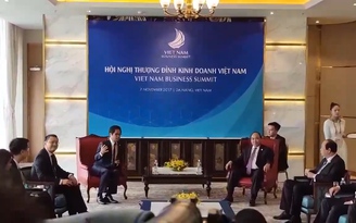 Hội nghị thượng đỉnh kinh doanh Việt Nam 2017 khai mạc