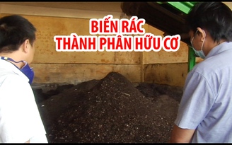 Biến rác thành phân hữu cơ trên đảo Lý Sơn