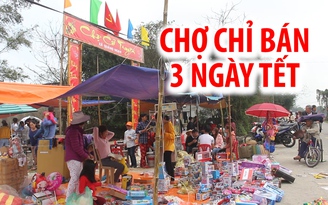 Rộn ràng phiên chợ mua, bán lộc đầu năm