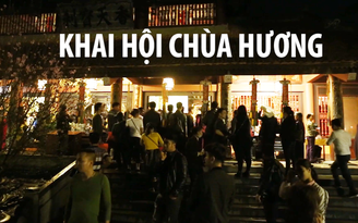 5 vạn người đến dự khai hội chùa Hương