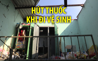 Hút thuốc khi đi vệ sinh gây nổ hầm cầu, 4 người trọng thương