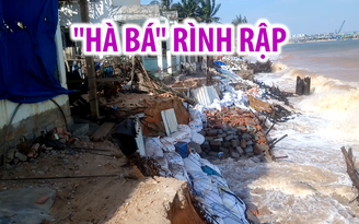Hàng trăm ngôi nhà chênh vênh trước nguy cơ “hà bá” nuốt chửng