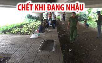 Chết bất ngờ khi đang nhậu dưới gầm cầu Bình Lợi lúc giữa trưa
