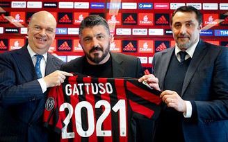 AC Milan trói chân HLV Gattuso đến năm 2021