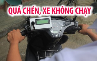 Máy đo nồng độ cồn của nam sinh trường huyện: Quá chén, xe không chạy