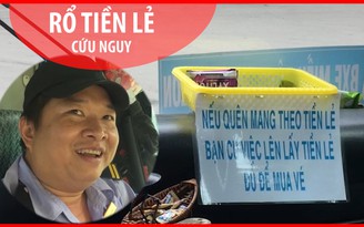 Rổ tiền lẻ “cứu nguy” cho hành khách của anh tài xế xe buýt