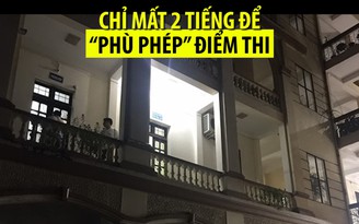 Ông Vũ Trọng Lương chỉ mất 2 tiếng để “phù phép” điểm thi ở Hà Giang