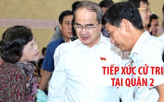 Ông Nguyễn Thiện Nhân tiếp tục gặp gỡ cử tri tại quận 2