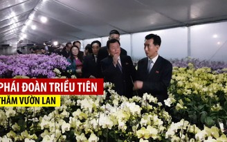 Phái đoàn Triều Tiên thăm vườn lan Hồ Điệp công nghệ cao ở Hà Nội
