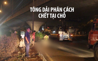 Xe máy trượt dài dưới gầm cầu, nam thanh niên chết tại chỗ
