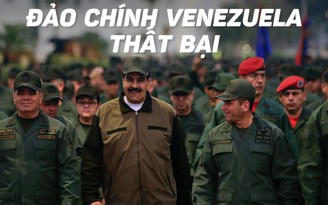 Giữa âm mưu đảo chính, ông Maduro xuất hiện cùng nhiều tướng lĩnh