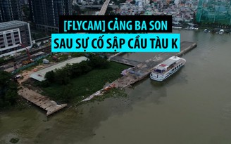 [FLYCAM] Khu cảng Ba Son sau sự cố sập cầu tàu K nhìn từ trên cao