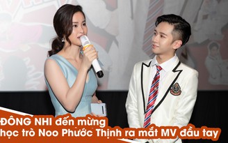 “Cô dâu quốc dân” Đông Nhi xuất hiện mừng đàn em ra MV