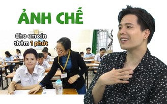 Trịnh Thăng Bình nói gì về việc bị chế ảnh ‘Cho anh xin thêm 1 phút’