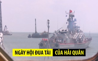 Cận cảnh tàu mặt nước của Hải quân Việt Nam trong ngày hội đua tài