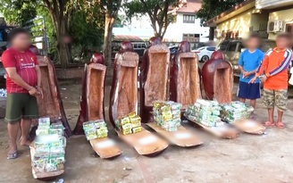 Cận cảnh hàng trăm kg ma túy nhét trong tượng phật của đường dây xuyên quốc gia