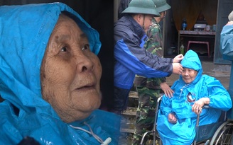 Cụ bà 83 tuổi trước bão số 13: “Chưa bao giờ bão lụt dữ như năm ni“