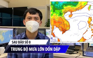 Sau bão số 8, Trung bộ mưa lớn dồn dập, Bắc bộ chuẩn bị có đợt rét