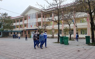 Trường học ở Quảng Trị cảnh giác với Covid-19 ngày đón học sinh trở lại