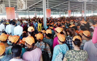 1.000 công nhân Việt Nam ngưng việc, phản đối chủ quản Trung Quốc nhục mạ nhân phẩm
