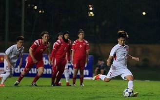 Đội tuyển nữ Việt Nam đè bẹp Syria 11-0