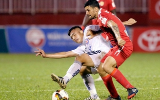Vòng 20 V-League: TP.HCM chia điểm với SHB Đà Nẵng tại sân Thống Nhất