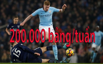 De Bruyne gia hạn hợp đồng, nhận lương cao ngất ngưởng tại Man City