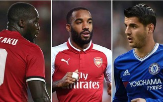 So sánh 3 “bom tấn” Lukaku, Morata và Lacazette