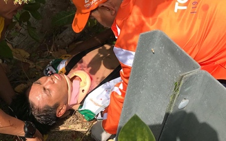 Cúp Truyền hình HTV 2018: VĐV bị tai nạn trên đèo Vĩnh Hy