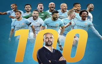 Manchester City vô địch mùa 2017-2018 với chuỗi kỷ lục ấn tượng