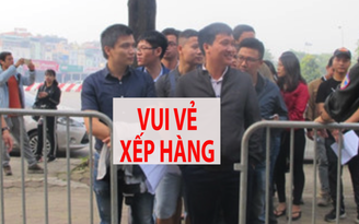 Không còn cảnh chen lấn phản cảm khi mua vé xem Việt Nam thi đấu Không còn cảnh chen lấn phản cảm khi mua vé xem Việt Nam thi đấu