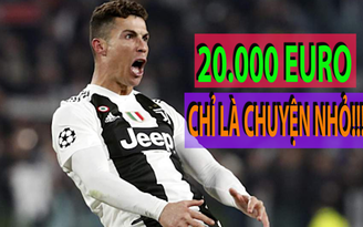 Ronaldo không bị treo giò, chỉ nhận án phạt 20.000