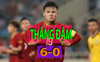 U.23 Việt Nam 6-0 U.23 Brunei: Màn 'khởi động' nhẹ nhàng