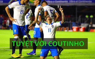Copa America: Coutinho tỏa sáng, Brazil đè bẹp Bolivia 3-0