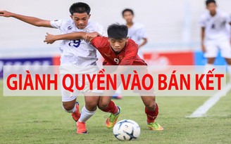 Việt Nam giành quyền vào bán kết giải U.15 Đông Nam Á