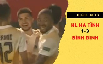 Highlights HL Hà Tĩnh 1-3 Topenland Bình Định: Đẳng cấp của "đội bóng nhà giàu"