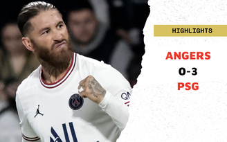 Highlights Angers 0-3 PSG: Mbappe, Sergio Ramos và Marquinhos lần lượt ghi bàn