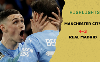 Highlights Manchester City 4-3 Real Madrid: Bữa tiệc bàn thắng linh đình