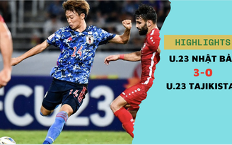 Highlights U.23 Nhật Bản 3-0 U.23 Tajikistan: Đẳng cấp vượt trội của Samurai xanh