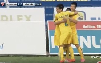 Pha dàn xếp đẹp mắt trận FLC Thanh Hóa thắng Đồng Tháp 4-0