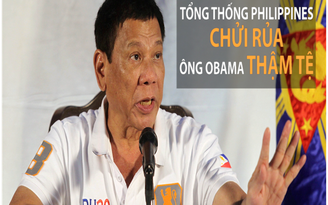 Tổng thống Philippines chửi rủa ông Obama thậm tệ