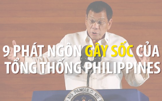 9 phát ngôn gây sốc của Tổng thống Philippines